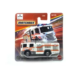   Scania P 360 Fire Truck - 16/125 - bliszteres -  Matchbox  - 1:64