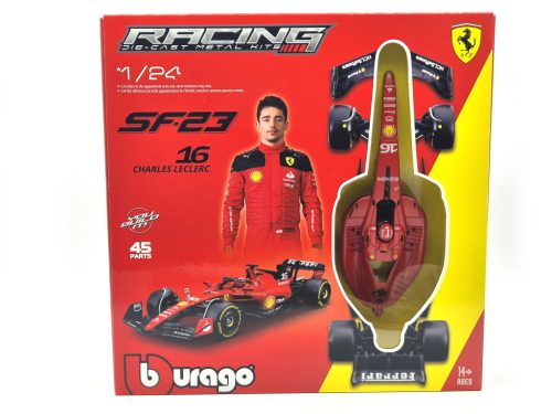 Ferrari SF-23 F1 #16 (2023) - Charles Leclerc - összeszerelhető modell  -  Bburago - 1:24