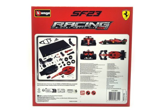 Ferrari SF-23 F1 #16 (2023) - Charles Leclerc - összeszerelhető modell  -  Bburago - 1:24