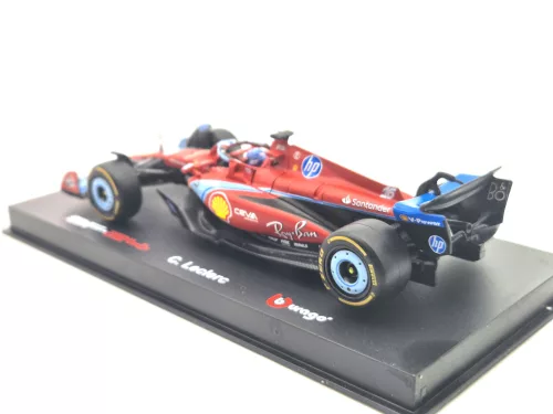 Ferrari SF-24 F1 #16 (2024) - Miami GP - Charles Leclerc - PILÓTÁVAL -  Bburago - 1:43