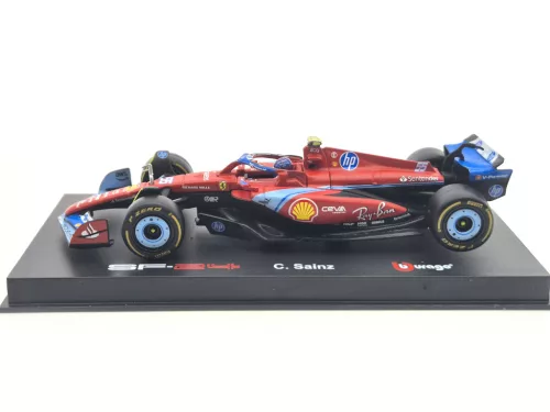 Ferrari SF-24 F1 #55 (2024) - Miami GP - Carlos Sainz - PILÓTÁVAL -  Bburago - 1:43