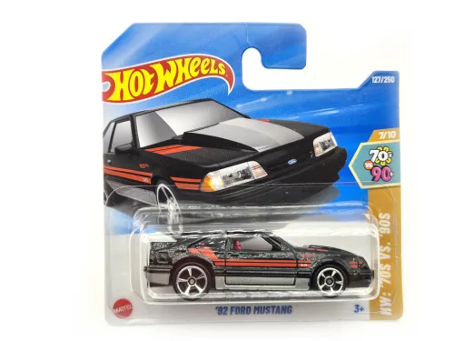 Hot Wheels '92 Ford Mustang - HW: '70s vs. '90s 7/10 - 127/250 -  Hot Wheels - 1:64