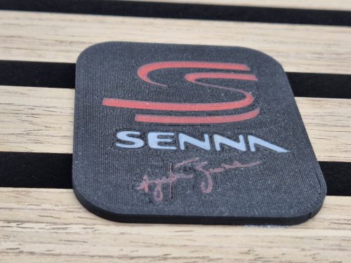 Toleman Hart TG184 F1 #19 (1984) - Ayrton Senna - dísztáblán - dísztárgy -  Edicola - 1:24