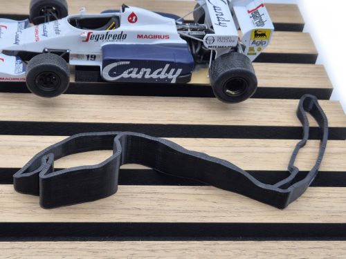 Toleman Hart TG184 F1 #19 (1984) - Ayrton Senna - dísztáblán - dísztárgy -  Edicola - 1:24