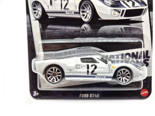 Hot Wheels Ford GT40 - Silver Series 1/5 - hosszú kártyás -  Hot Wheels - 1:64