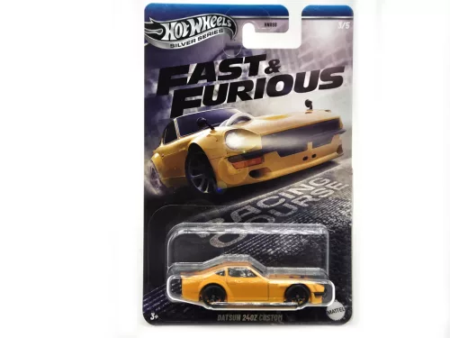 Hot Wheels Datsun 240Z Custom - Silver Series 3/5 - Fast and Furious - hosszú kártyás -  Hot Wheels - 1:64