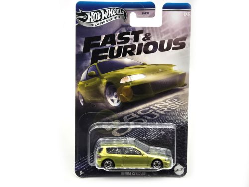 Hot Wheels Honda Civic EG - Silver Series 1/5  - Fast and Furious - hosszú kártyás -  Hot Wheels - 1:64