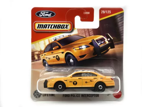 Ford Police Interceptor - 29/125 -  Matchbox - 1:64