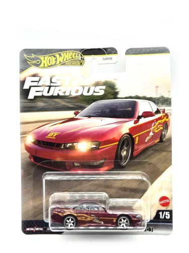 Hot Wheels Fast and Furious - Halálos iramban 1/5 - Nissan 240SX (S14) -  Hot Wheels - 1:64