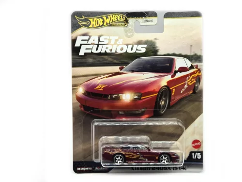 Hot Wheels Fast and Furious - Halálos iramban 1/5 - Nissan 240SX (S14) -  Hot Wheels - 1:64