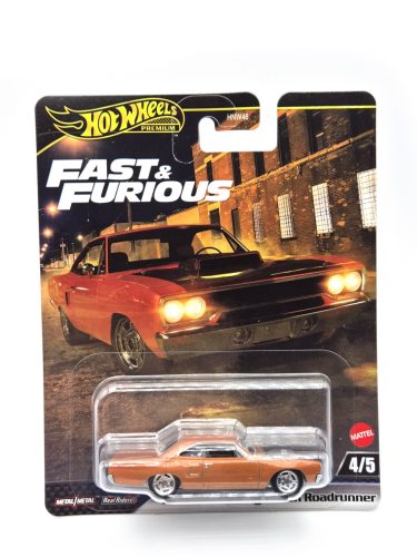 Hot Wheels Fast and Furious - Halálos iramban 4/5 - 1970 Custom Plymouth Roadrunner -  Hot Wheels - 1:64