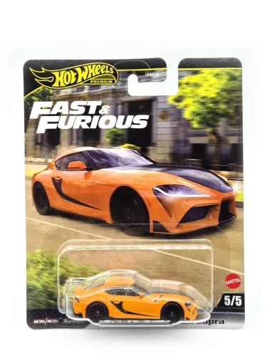 Hot Wheels Fast and Furious - Halálos iramban 5/5 - 2021 Toyota GR Supra -  Hot Wheels - 1:64