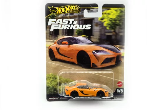 Hot Wheels Fast and Furious - Halálos iramban 5/5 - 2021 Toyota GR Supra -  Hot Wheels - 1:64