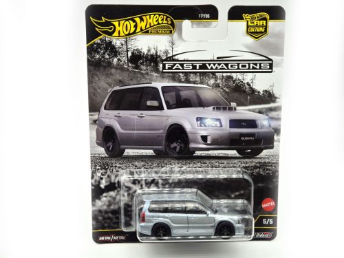 Hot Wheels Premium - Fast Wagons 5/5 - Subaru Forester STI -  Hot Wheels - 1:64