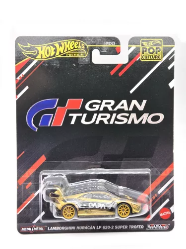 Hot Wheels Premium - Pop Culture - Gran Turismo - Lamborghini Huracan LP 620-2 Super Trofeo -  Hot Wheels - 1:64