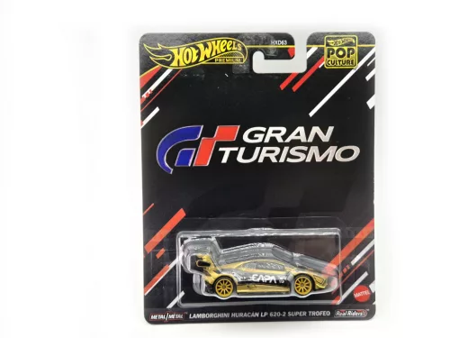 Hot Wheels Premium - Pop Culture - Gran Turismo - Lamborghini Huracan LP 620-2 Super Trofeo -  Hot Wheels - 1:64