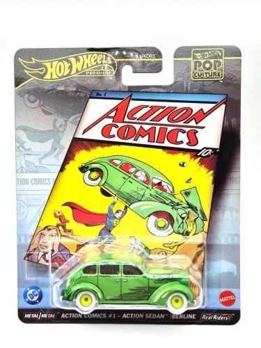 Hot Wheels Premium - Pop Culture - Action Comics #1 - Action Sedan / Berline -  Hot Wheels - 1:64