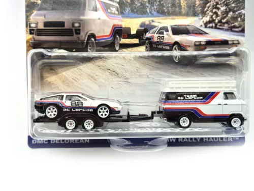 Hot Wheels Team Transport - DMC DeLorean - HW Rally Hauler -  Hot Wheels - 1:64