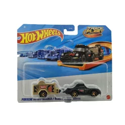   Hot Wheels Track Fleet - Porsche 911 Off-Roader - fekete -  Hot Wheels - 1:64 - sérült csomagolással