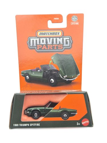 Matchbox Moving Parts - 1969 Triumph Spitfire - zöld -  Matchbox - 1:64