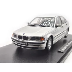 BMW E46 sedan (1999) - ezüst -  KK-Scale - 1:18