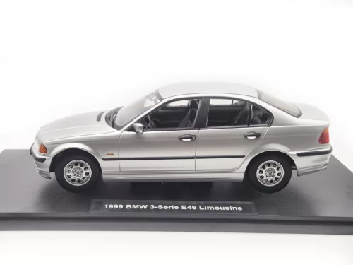 BMW E46 sedan (1999) - ezüst -  KK-Scale - 1:18