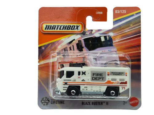 Blaze Buster II tűzoltó tűzoltóautó - 03/125 - bliszteres -  Matchbox - 1:64