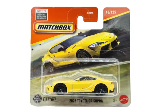 Toyota GR Supra (2023) - 43/125 - bliszteres -  Matchbox - 1:64