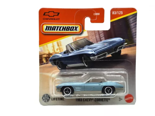 Chevrolet Chevy Corvette (1963) - 83/125 - bliszteres -  Matchbox - 1:64