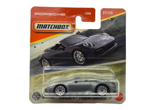 Porsche 911 Carrera Cabriolet - 27/125 - bliszteres -  Matchbox - 1:64
