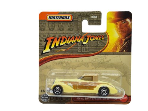 Auburn Speedster 851 (1936) - Indiana Jones - 48/125 - bliszteres -  Matchbox - 1:64