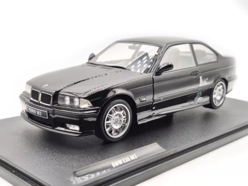 BMW E36 M3 (1994) - fekete -  Solido - 1:18