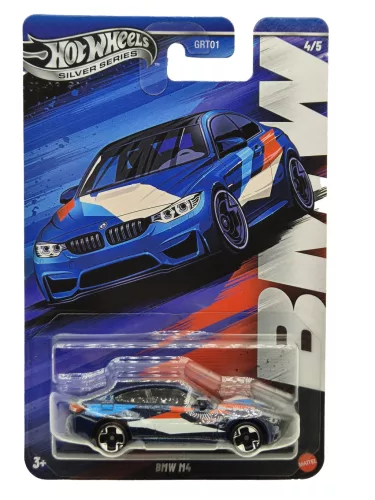 BMW M4 - 4/5 - hosszú kártyás -  Hot Wheels - 1:64