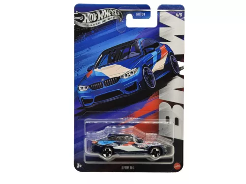 BMW M4 - 4/5 - hosszú kártyás -  Hot Wheels - 1:64