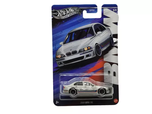 BMW M5 (2001) - BMW E39 M5 - 5/5 - hosszú kártyás -  Hot Wheels - 1:64