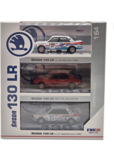 Skoda 130 LR 3 darabos szett -  Fox18 - 1:64