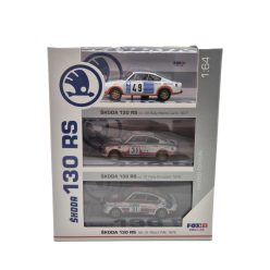 Skoda 130 RS 3 darabos szett -  Fox18 - 1:64