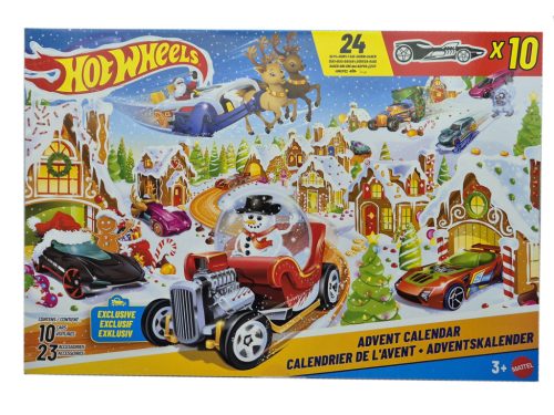 Hot Wheels adventi naptár 2025 -  Hot Wheels - 1:64