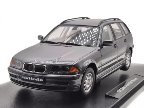 BMW E46 touring - sötét szürke -  KK-Scale - 1:18