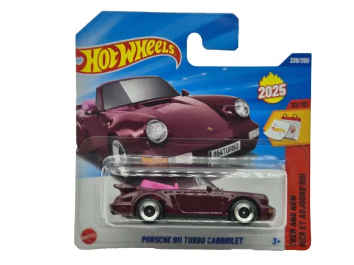 Hot Wheels  Porsche 911 Turbo Cabriolet- Then and now  10/10 - 239/250 -  Hot Wheels - 1:64