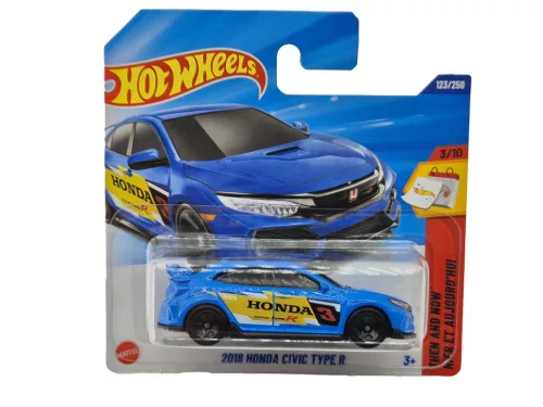 Hot Wheels  2018 Honda Civic Type R - Then and Now 3/10 - 123/250 -  Hot Wheels - 1:64