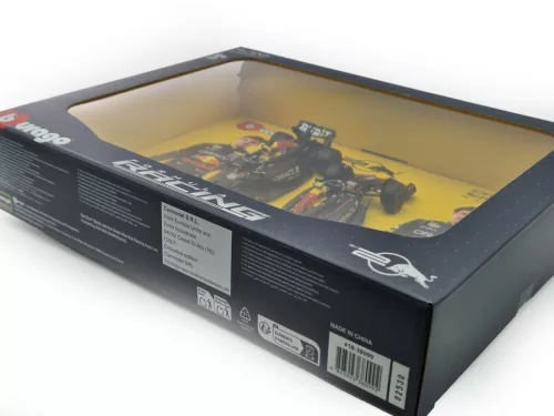 Red Bull RB20 F1 szett (2024) - #1 Max Verstappen - #11 Sergio Perez -  Bburago - 1:43