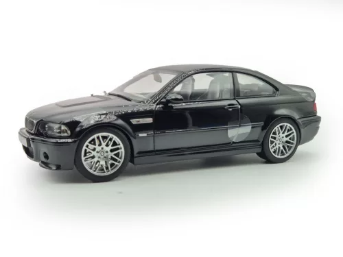 BMW E46 M3 CSL coupe (2003) - fekete -  Norev - 1:18