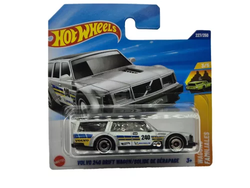 Hot Wheels  Volvo 240 Drift Wagon - Wagons  3/5 - 227/250 -  Hot Wheels - 1:64