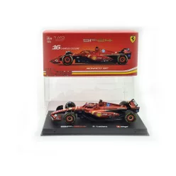   Ferrari SF-24 F1 #16 (2024) - Winner Monaco GP - Charles Leclerc - PILÓTÁVAL -  Bburago - 1:43