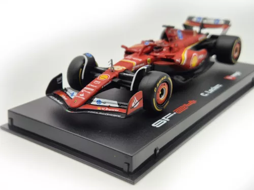 Ferrari SF-24 F1 #16 (2024) - Winner Monaco GP - Charles Leclerc - PILÓTÁVAL -  Bburago - 1:43