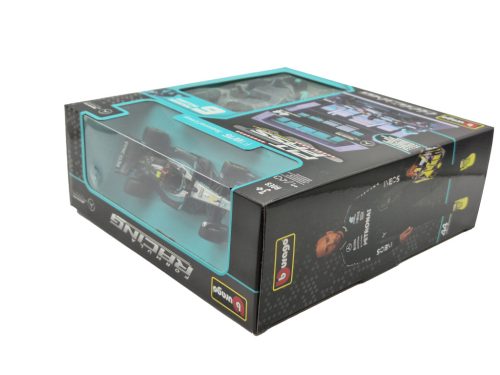 Mercedes Pit Stop - boxutca diorama szett - W14 EQ Performance F1 #44 (2023) - Lewis Hamilton - szerelőkkel -  Bburago - 1:43