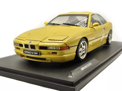 BMW E31 850 CSi (1990) - sárga -  Solido - 1:18