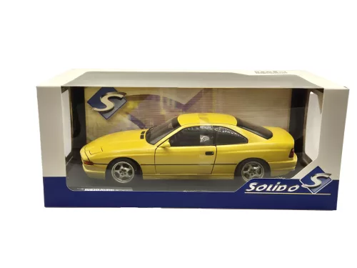 BMW E31 850 CSi (1990) - sárga -  Solido - 1:18