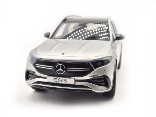 Mercedes Benz EQB (2021) - iridium silver -  NZG - 1:18